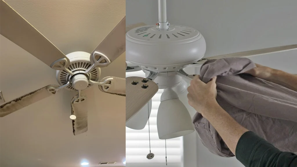 How to Clean Dust from Ceiling Fans.