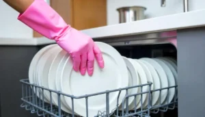 Clean your dishwasher.